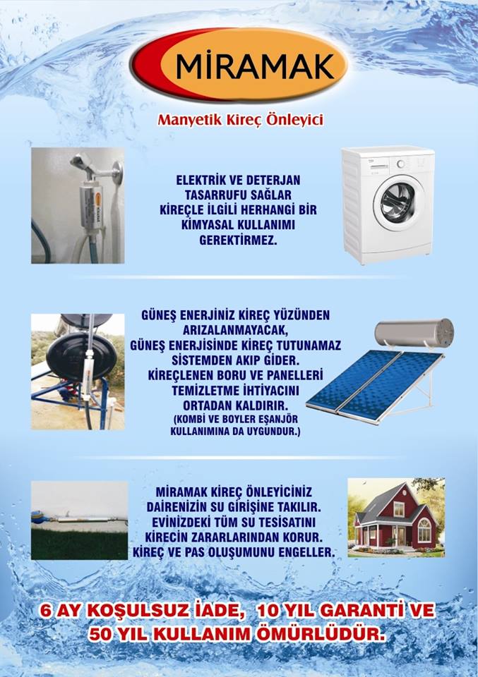 sivas su arıtma sistemleri miramak manyetik kireç önleyici